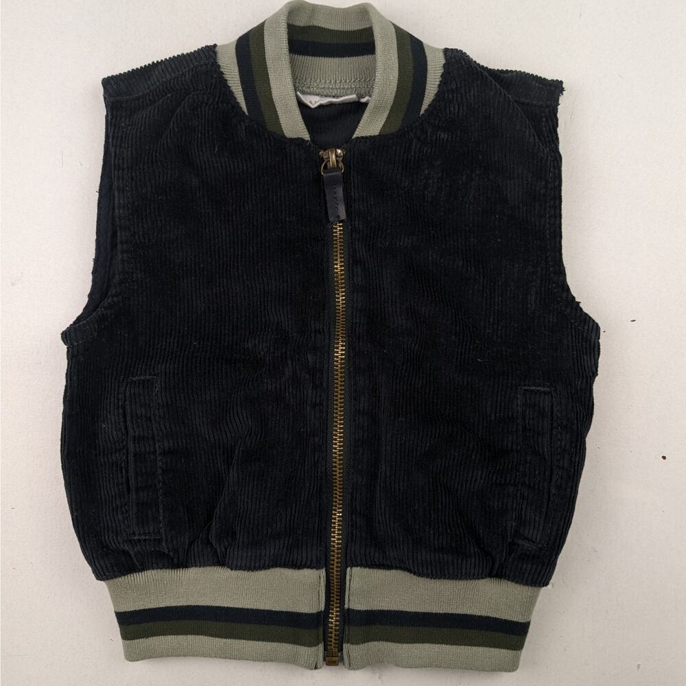 Jamie Kay Navy Corduroy Vest - 1 Year